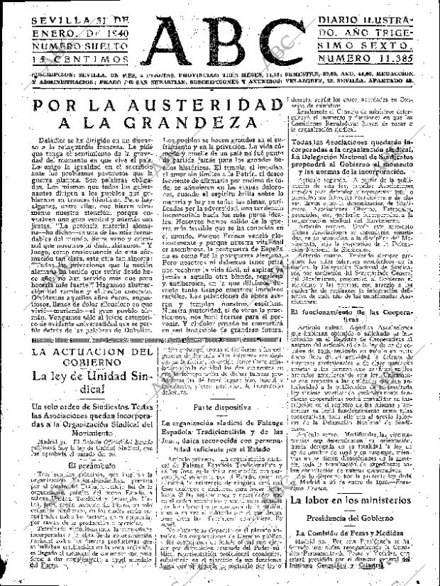 ABC SEVILLA 31-01-1940 página 5