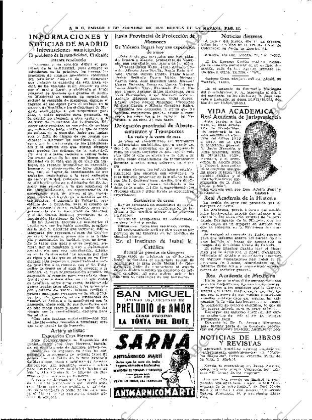 ABC MADRID 03-02-1940 página 11