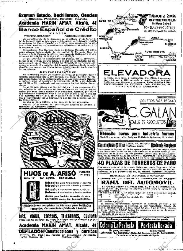 ABC MADRID 03-02-1940 página 16