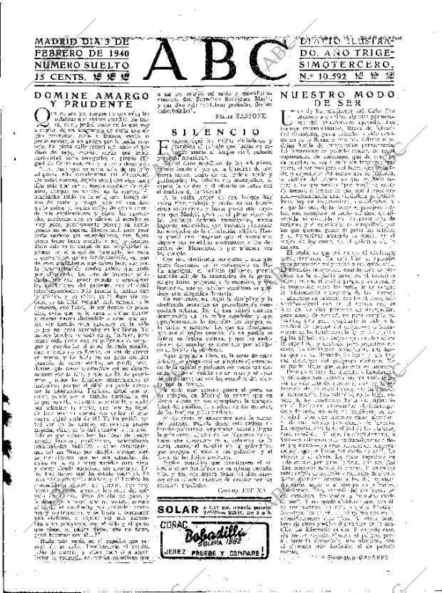 ABC MADRID 03-02-1940 página 3