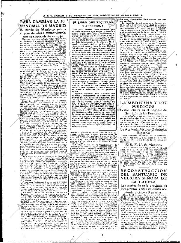 ABC MADRID 03-02-1940 página 8