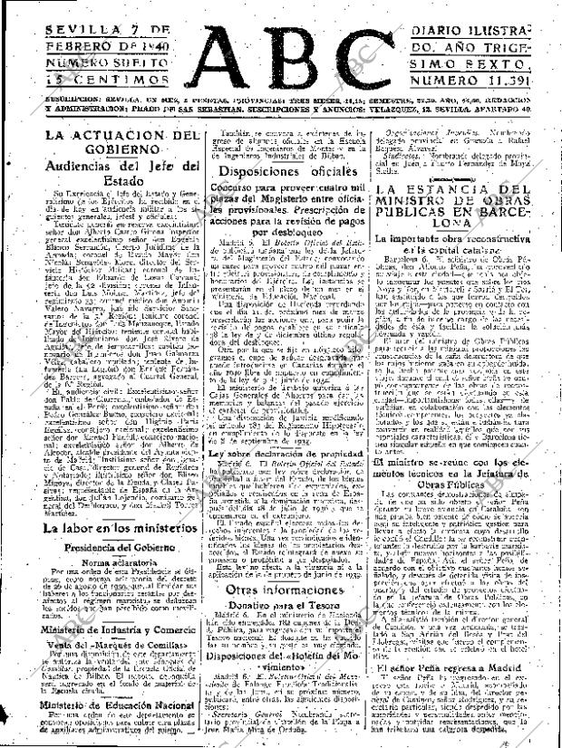 ABC SEVILLA 07-02-1940 página 5