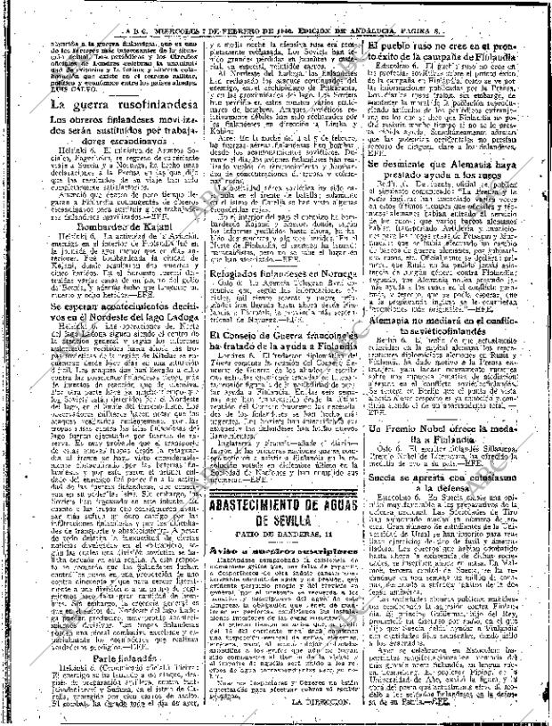ABC SEVILLA 07-02-1940 página 8