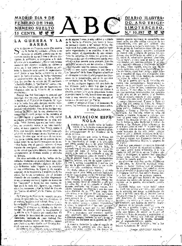 ABC MADRID 09-02-1940 página 3