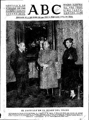 ABC SEVILLA 09-02-1940 página 1