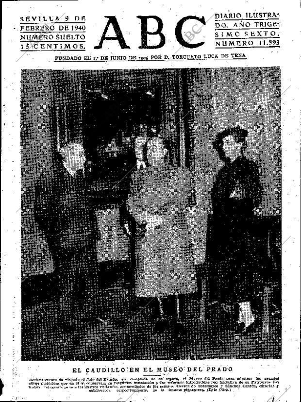 ABC SEVILLA 09-02-1940 página 1