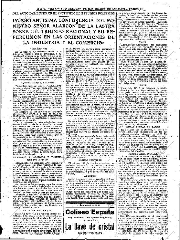 ABC SEVILLA 09-02-1940 página 11