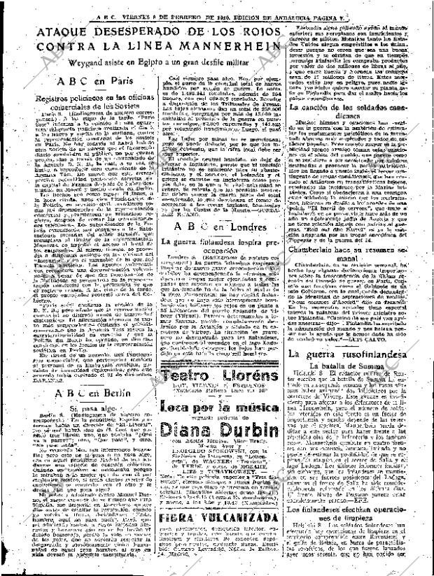 ABC SEVILLA 09-02-1940 página 7