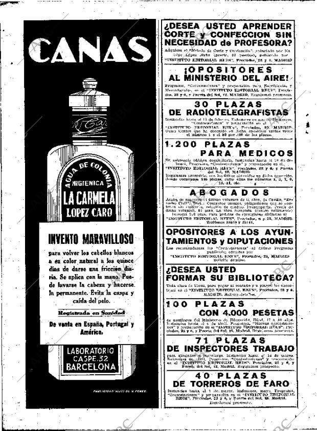 ABC MADRID 10-02-1940 página 20