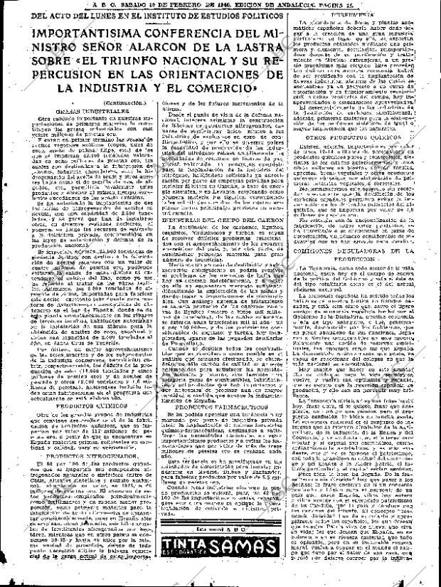 ABC SEVILLA 10-02-1940 página 11