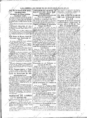 ABC MADRID 11-02-1940 página 16