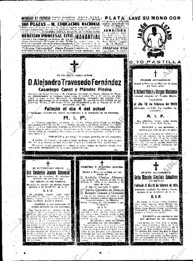 ABC MADRID 11-02-1940 página 22