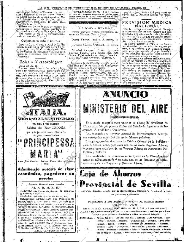 ABC SEVILLA 11-02-1940 página 12