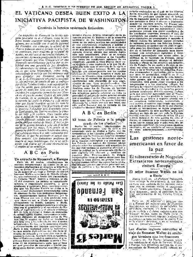 ABC SEVILLA 11-02-1940 página 5