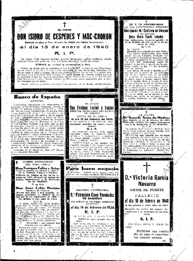 ABC MADRID 13-02-1940 página 19