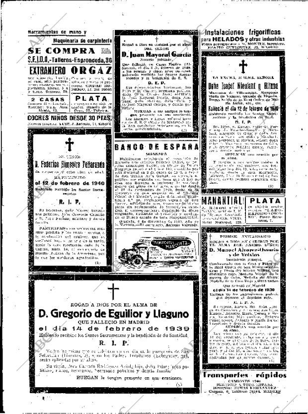 ABC MADRID 13-02-1940 página 2