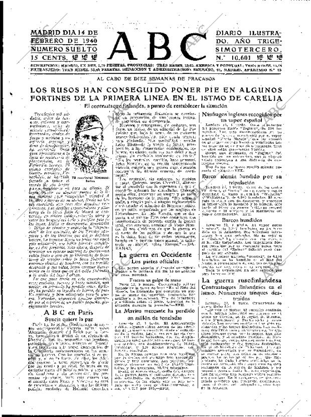 ABC MADRID 14-02-1940 página 7