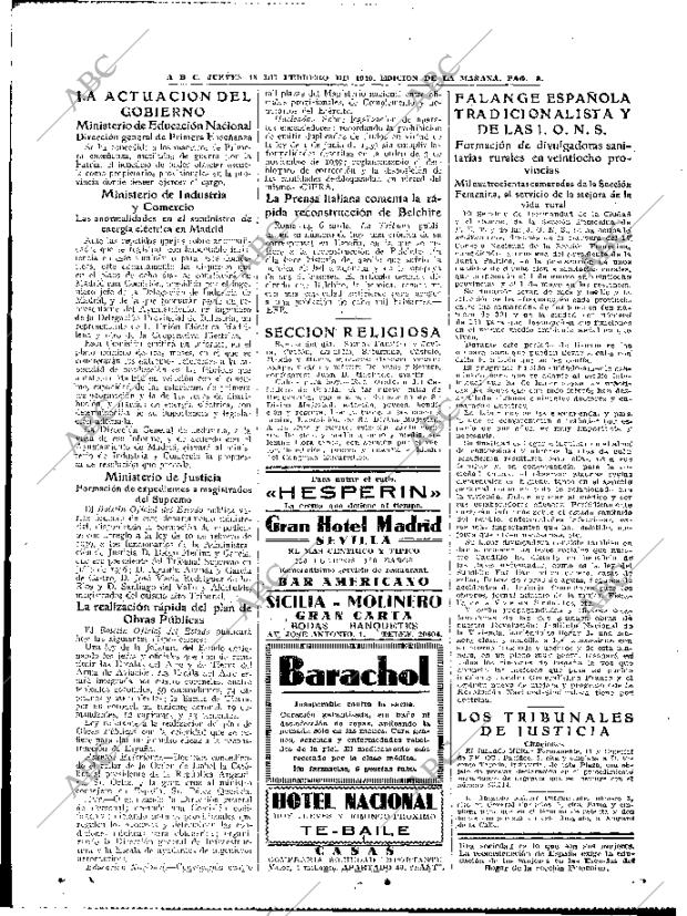 ABC MADRID 15-02-1940 página 8