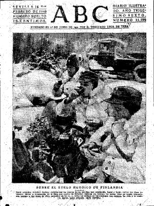 ABC SEVILLA 16-02-1940 página 1