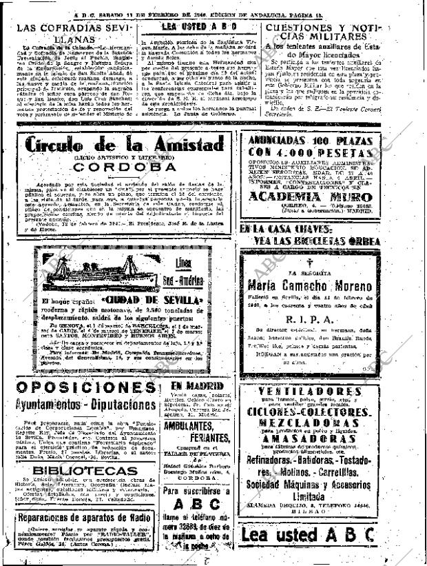 ABC SEVILLA 17-02-1940 página 15