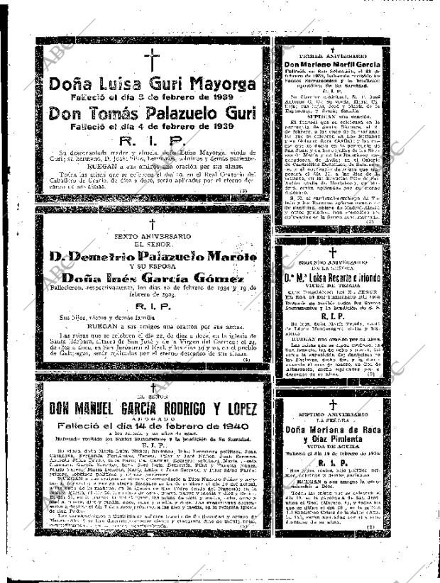 ABC MADRID 18-02-1940 página 23