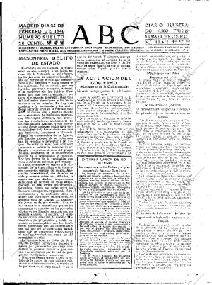 ABC MADRID 25-02-1940 página 11