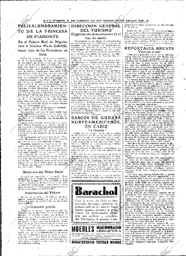 ABC MADRID 25-02-1940 página 18