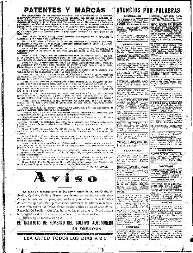 ABC SEVILLA 28-02-1940 página 14