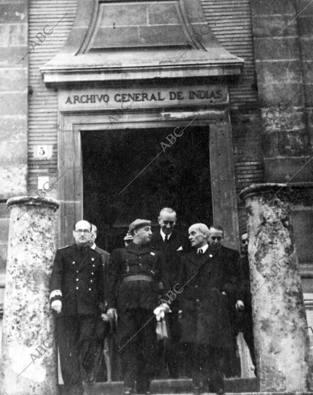 El generalísimo Salienda del archivo general de Indias