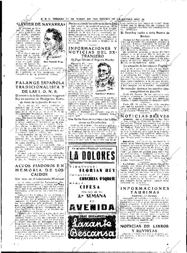 ABC MADRID 01-03-1940 página 13