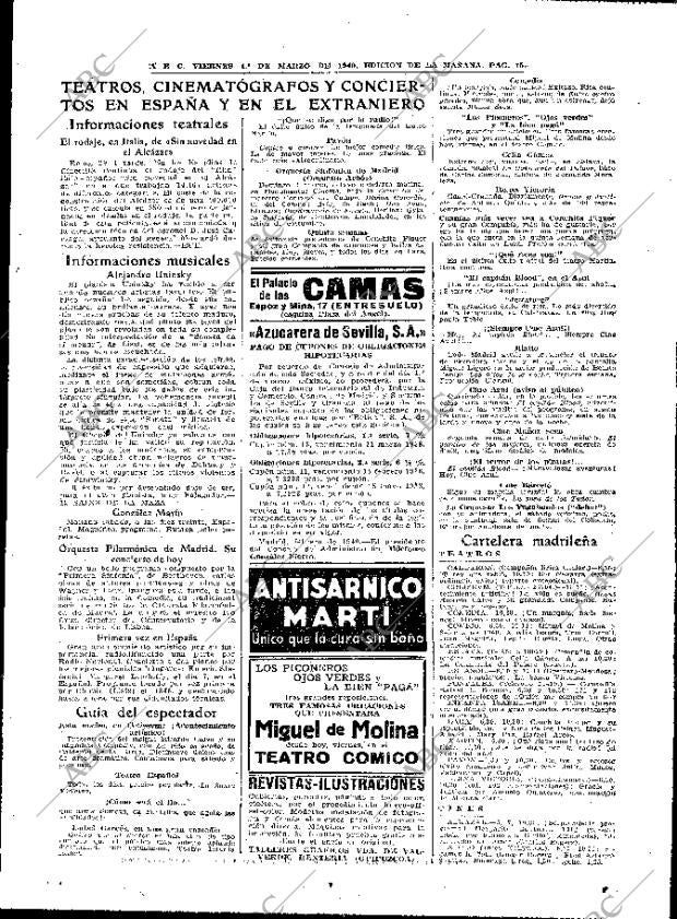 ABC MADRID 01-03-1940 página 15