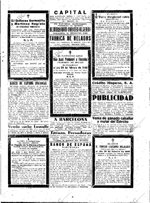 ABC MADRID 01-03-1940 página 19
