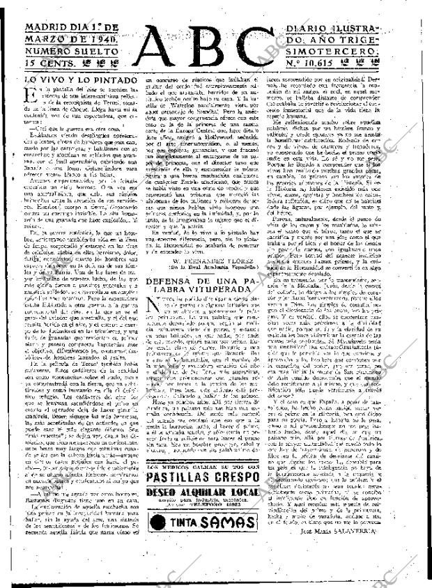 ABC MADRID 01-03-1940 página 3