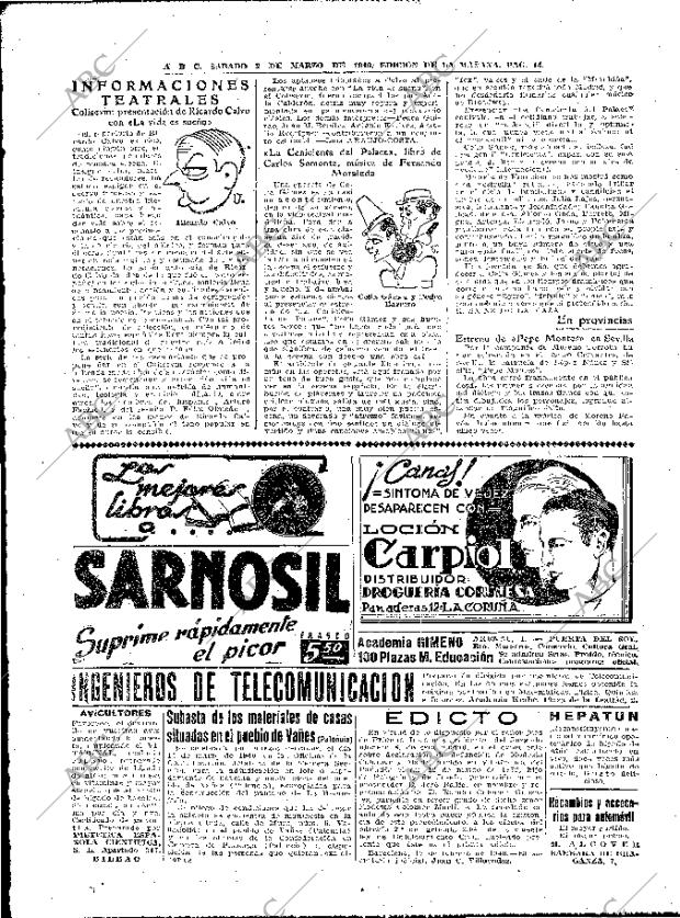 ABC MADRID 02-03-1940 página 14