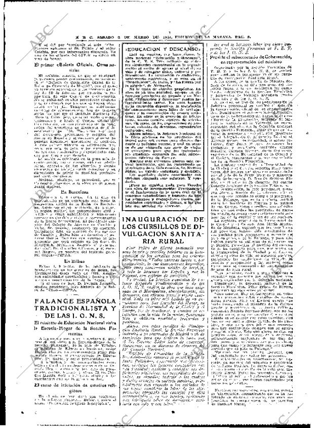 ABC MADRID 02-03-1940 página 8