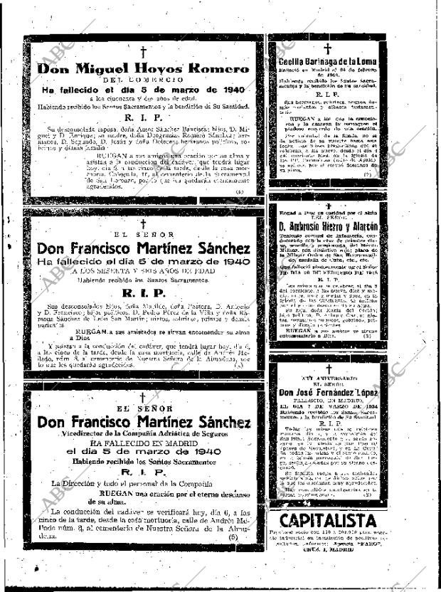 ABC MADRID 06-03-1940 página 15