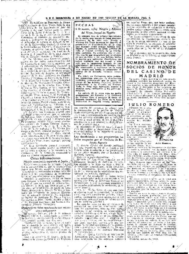 ABC MADRID 06-03-1940 página 8