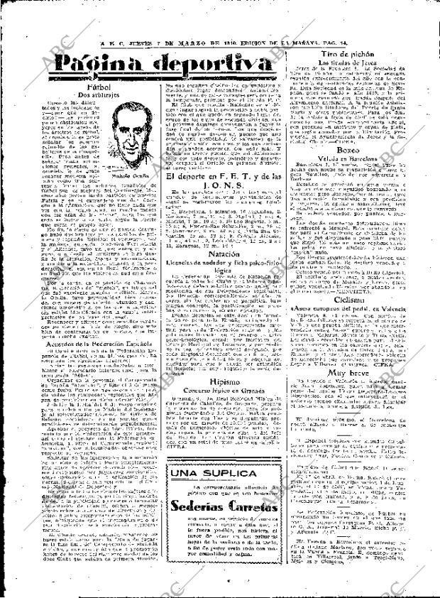 ABC MADRID 07-03-1940 página 14