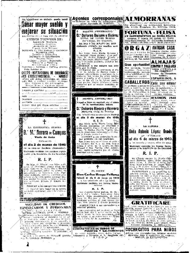 ABC MADRID 07-03-1940 página 2
