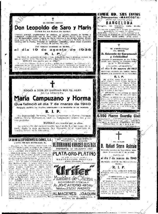 ABC MADRID 08-03-1940 página 19