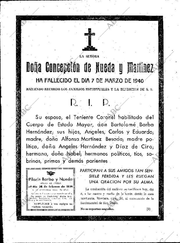 ABC MADRID 08-03-1940 página 2