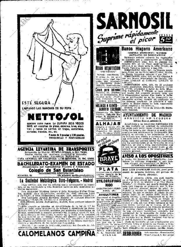 ABC MADRID 08-03-1940 página 20
