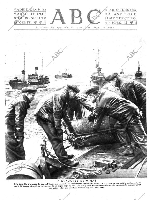 ABC MADRID 09-03-1940 página 1