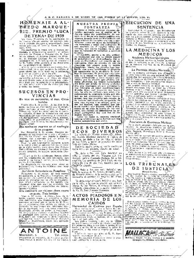 ABC MADRID 09-03-1940 página 11