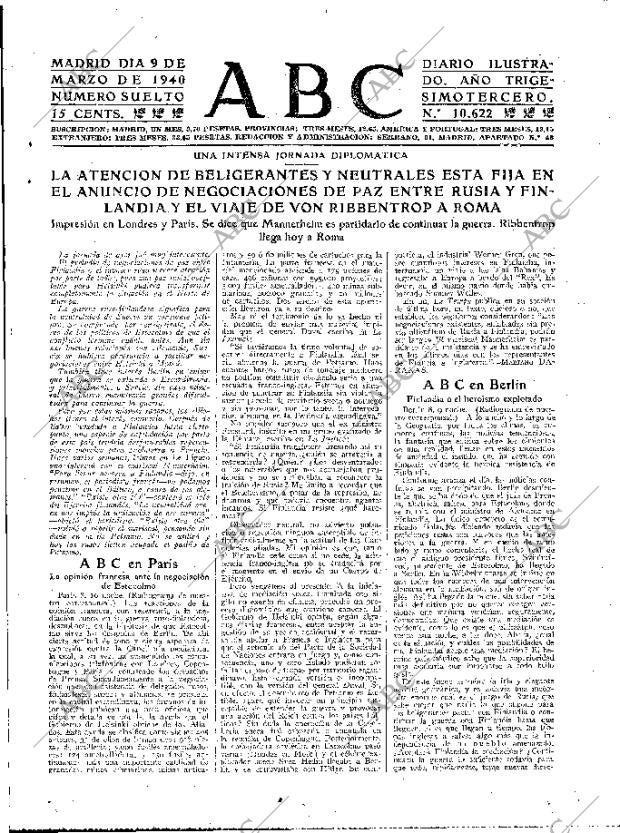 ABC MADRID 09-03-1940 página 7
