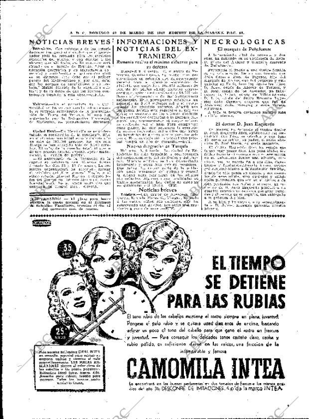 ABC MADRID 10-03-1940 página 18