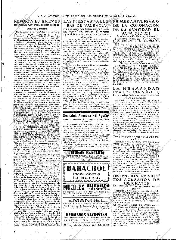 ABC MADRID 10-03-1940 página 19