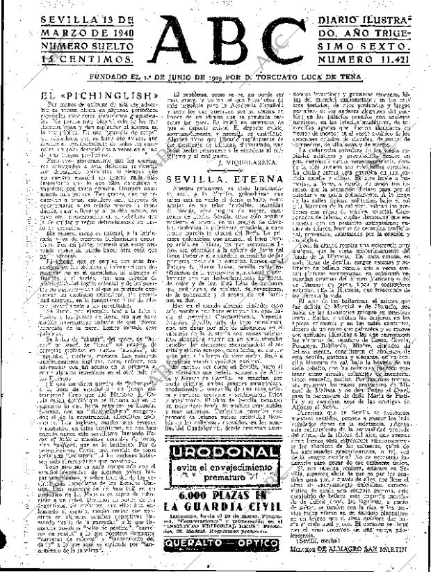 ABC SEVILLA 13-03-1940 página 3