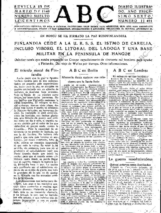 ABC SEVILLA 13-03-1940 página 5