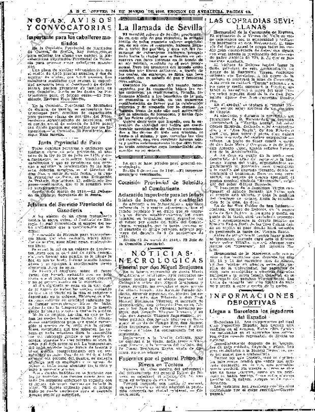 ABC SEVILLA 14-03-1940 página 10
